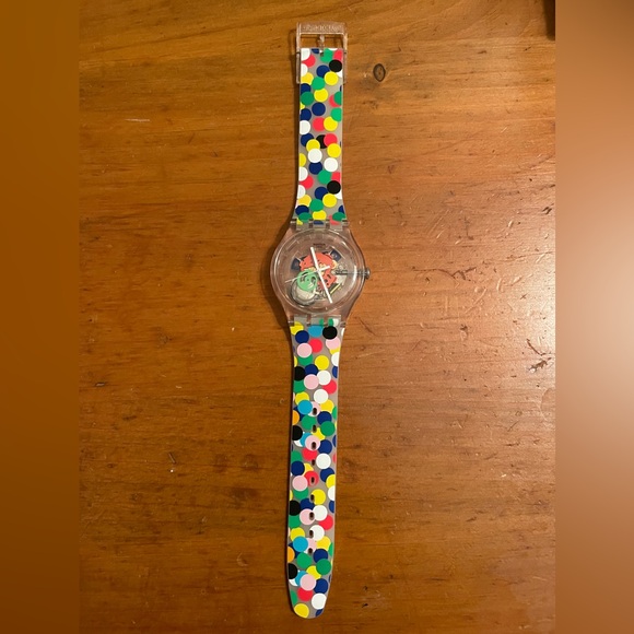 Swatch Colorful Polka Dot Watch - Picture 1 of 5